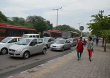 Delhi roads flooded, traffic jams after Sunday morning downpour