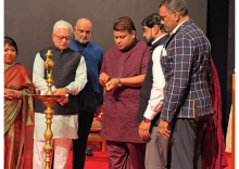 Social Activist Dr. Binu Varghese Honoured with National Excellence Award by Maharashtra Governor Jishnu Dev Varma