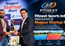 Fitnext Sports Infra Honoured at Nagpur Startup Meet: Premium Sports Flooring Solutions for Societies and Commercial Projects