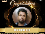 Tamoghna Dey Secures 19th Position Among Top 100 Pensmith in Best Pensmith Awards 2026