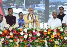 India PM dedicates freight corridor stretch, opens fintech summit