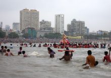 Mumbai steps up security ahead of Ganpati immersion